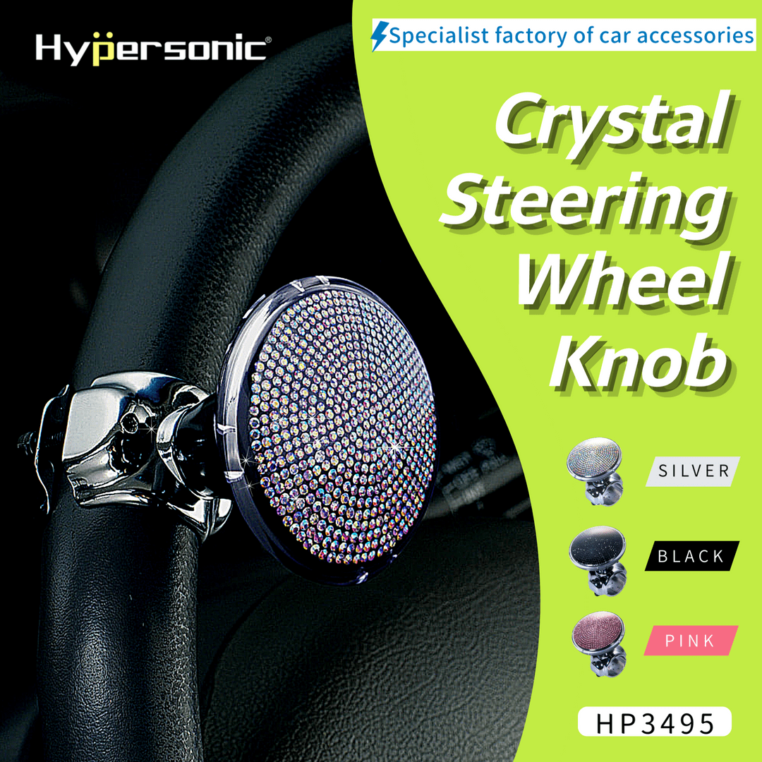Crystal Steering Wheel Spinner Knob  (SMALL SIZE) HP3495-9
